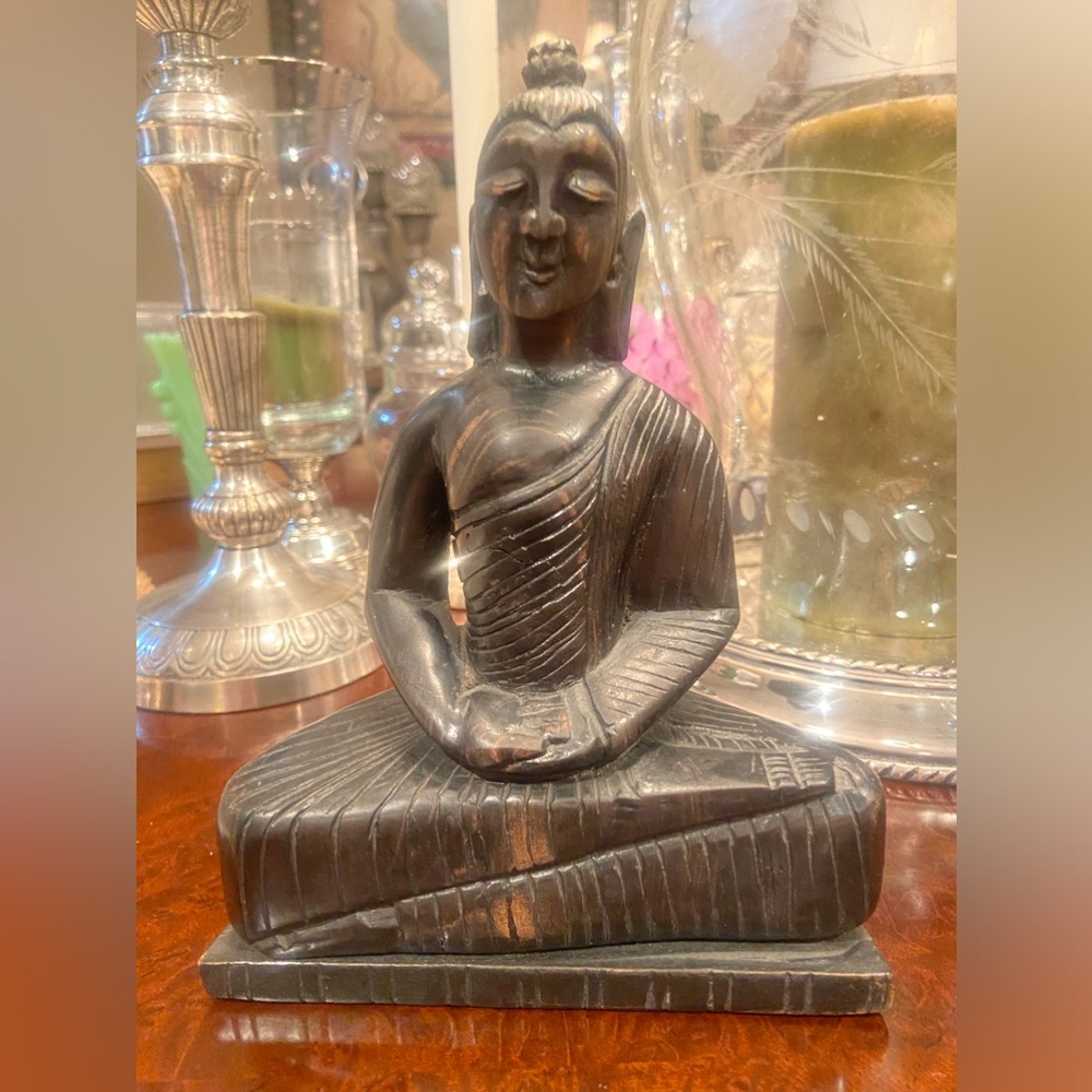 Wooden Buddha Statue (Mahogany, maybe)